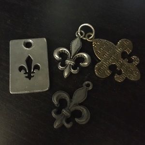 Fleur-de-lis charms